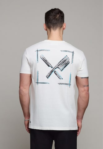Distorted People Shirt 'Chalk' in White: front