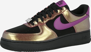 Baskets basses 'Air Force 1 '07 LV8' Nike Sportswear en noir : devant