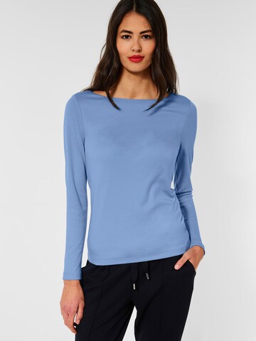 STREET ONE Shirt in Blau: predná strana