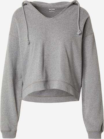 HOLLISTERSweater majica - siva boja: prednji dio