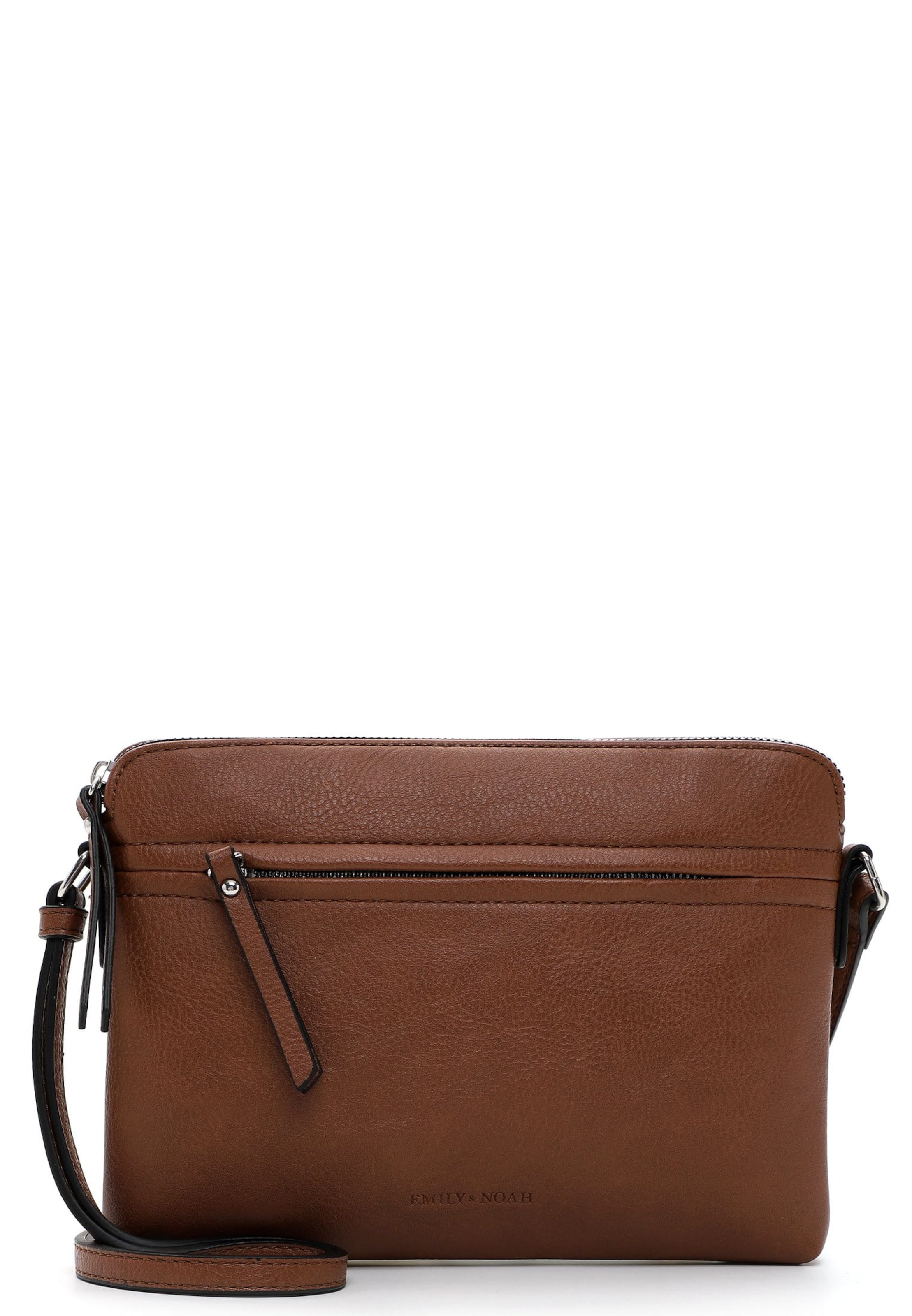 Emily & Noah Skuldertaske 'Emma' i brun: forside