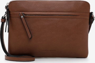 Emily & Noah Skuldertaske 'Emma' i brun: forside