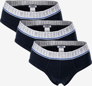 Slip BIKKEMBERGS en bleu : devant