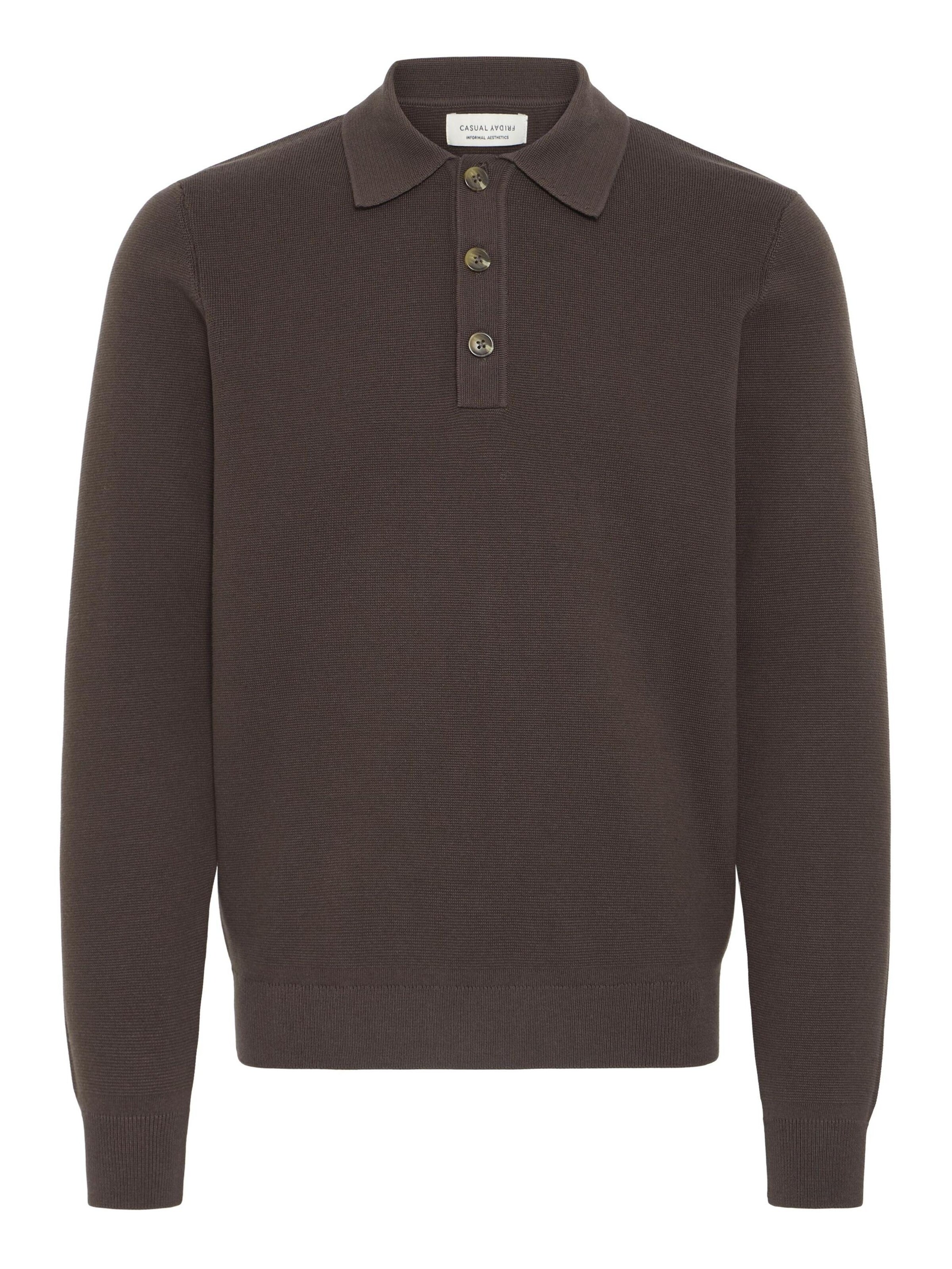 Casual Friday - Pullover ' CFABEL ' em castanho: frente