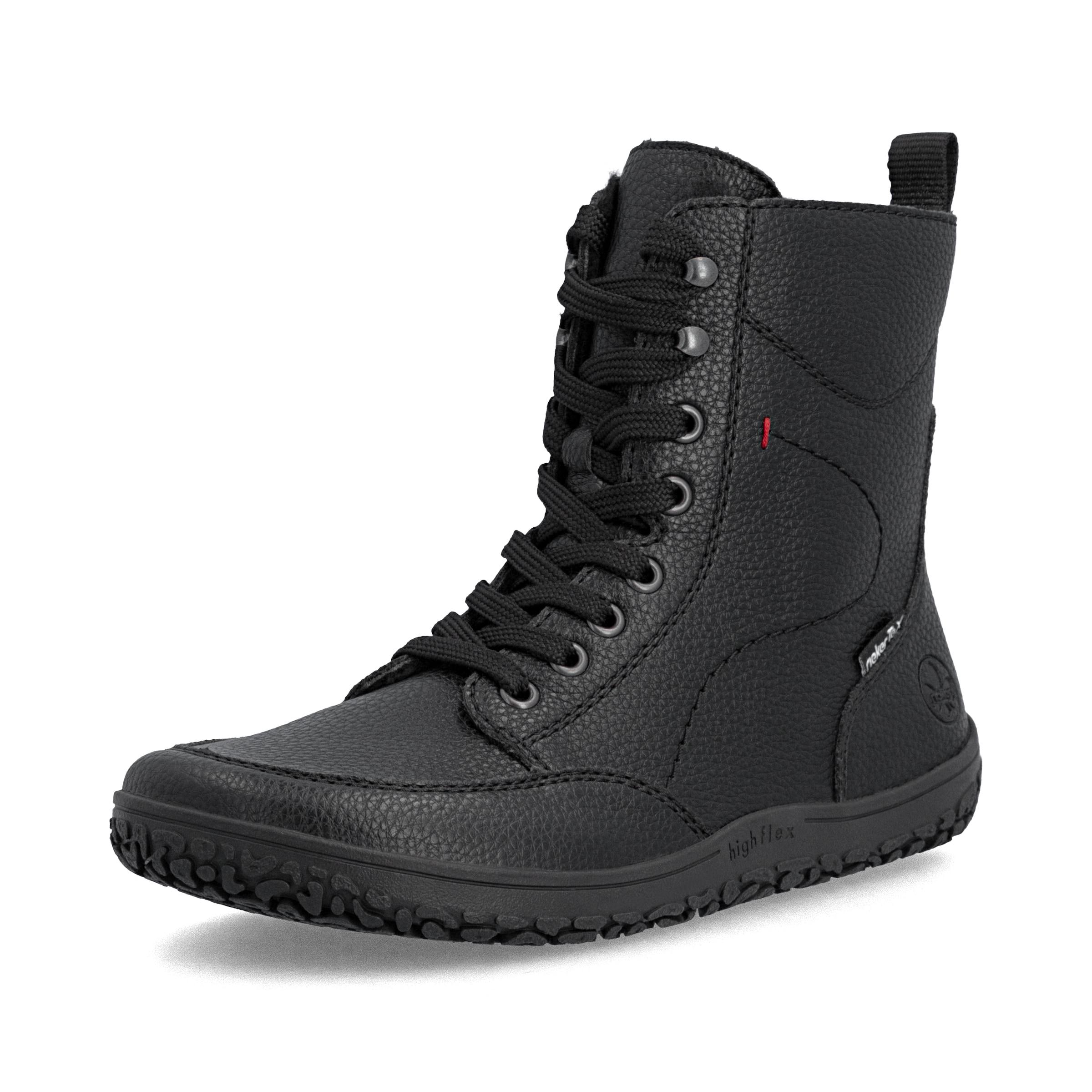 Bottines à lacets Rieker en noir : devant