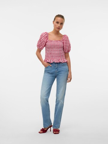 VERO MODA Shirt 'VMCarrie' in Rood