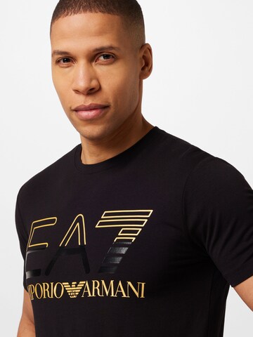 EA7 Emporio Armani - Camiseta en negro