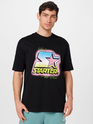 Starter Black Label T-Shirt in Schwarz: predná strana