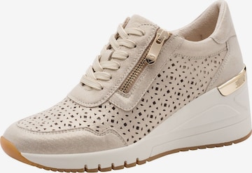 MARCO TOZZI Sneaker in Beige: Vorderseite