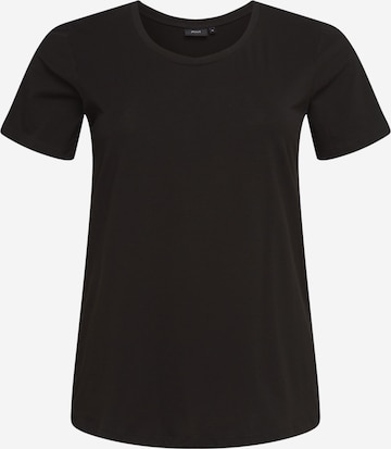 Zizzi Shirt in Zwart: voorkant