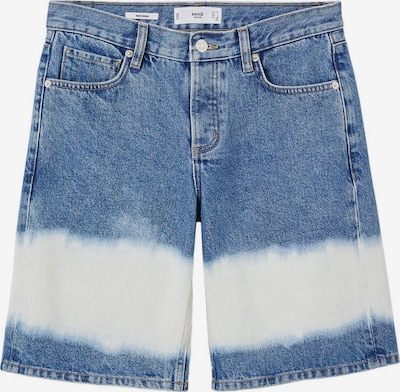 MANGO Jeans 'TIEDYE' in de kleur Blauw / Wit, Productweergave