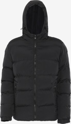 urban storm Winter Jacket in Black: front