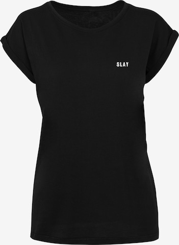 F4NT4STIC Shirt 'Slay' in Zwart: voorkant