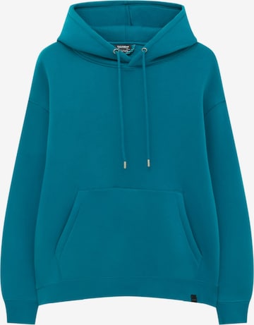 Pull&Bear Mikina – zelená: přední strana