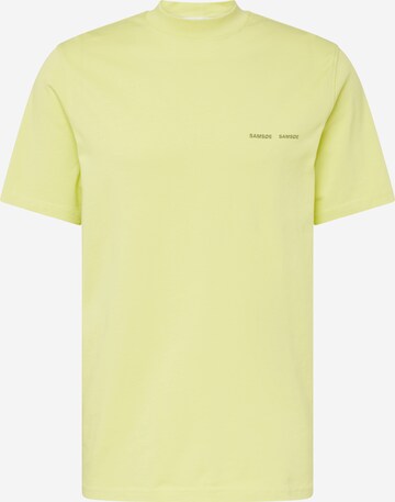 Samsøe Samsøe - Camiseta 'Norsbro' en verde: frente