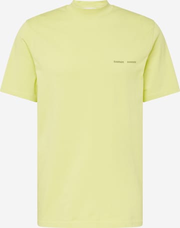 Samsøe Samsøe قميص 'Norsbro' بلون أخضر: الأمام