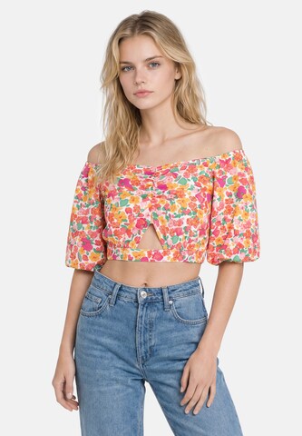 ECY Blouse in Orange: front