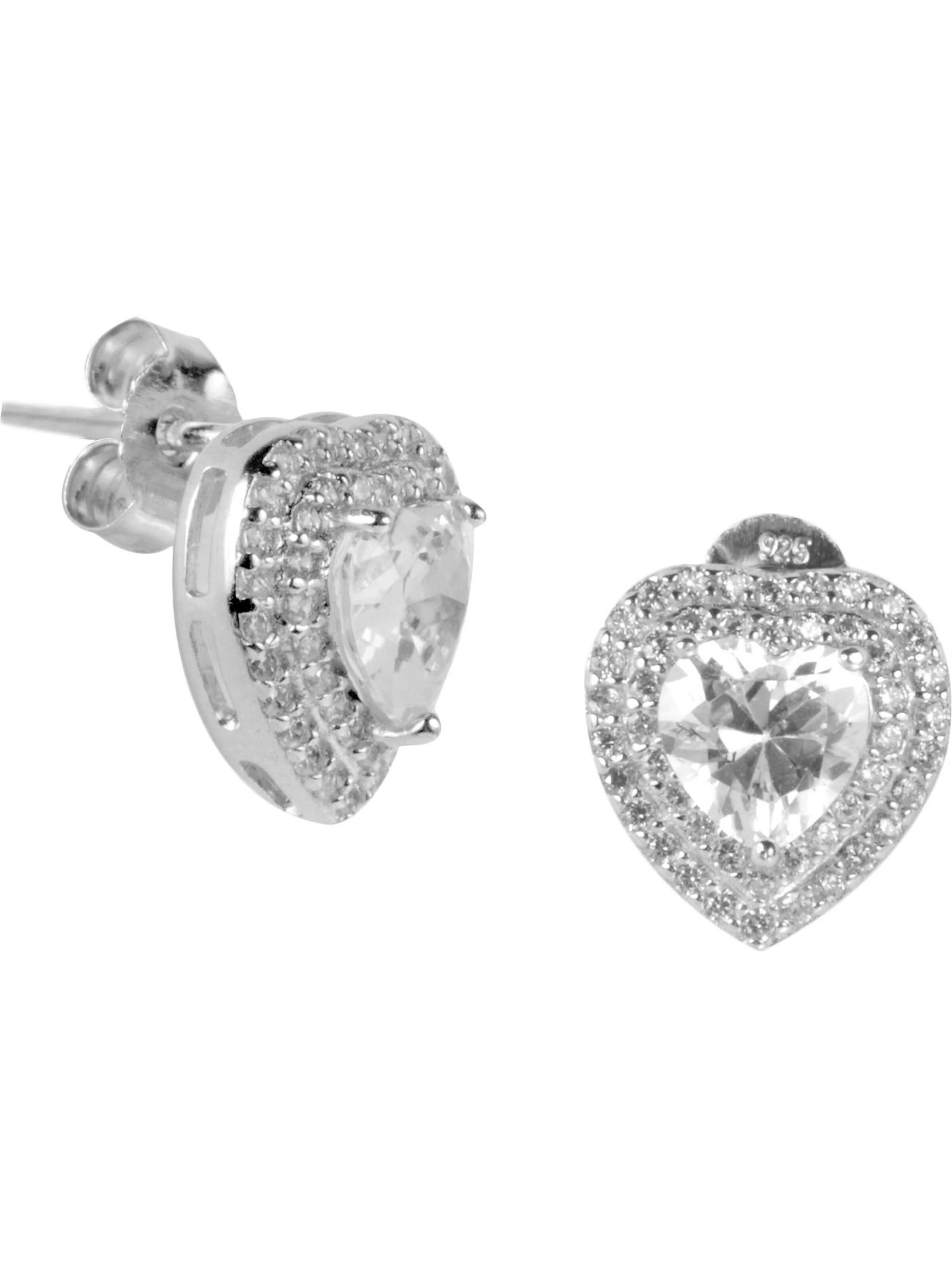 CHRIST Ohrringe in Silber: Vorderseite