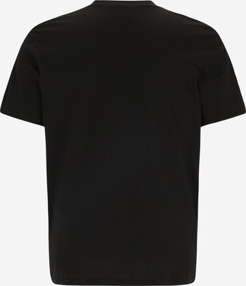 Jack & Jones Plus T-Shirt 'HAYSPHOTO' in Schwarz