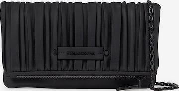 Karl Lagerfeld - Clutches 'Kushion ' em preto: frente