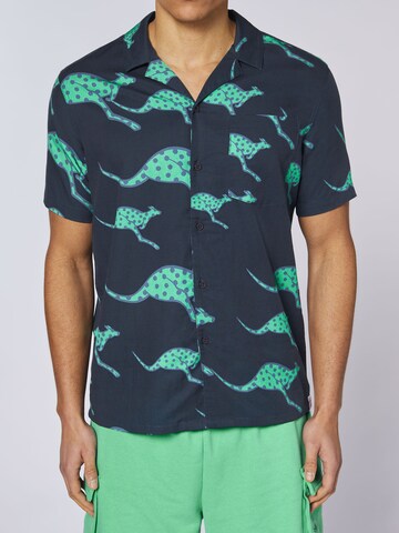 CHIEMSEE Regular fit Button Up Shirt in Blue