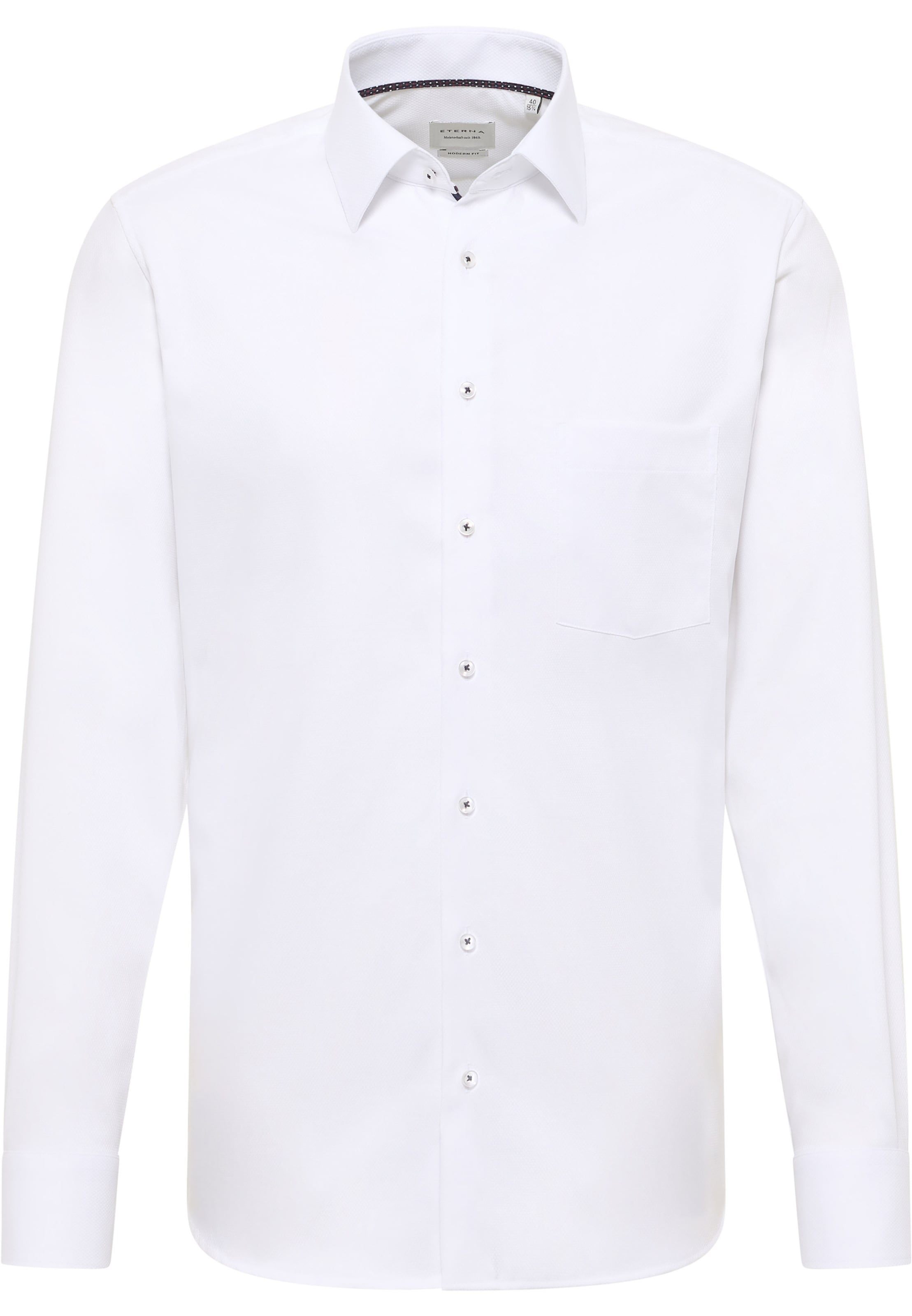 ETERNA Zakelijk overhemd in Wit: voorkant