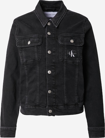 Calvin Klein Jeans - Chaqueta de entretiempo en negro: frente