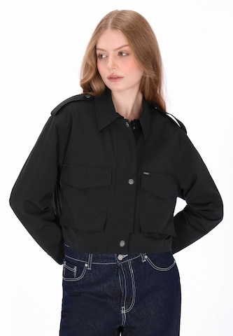 Veste mi-saison DreiMaster Maritim en noir : devant