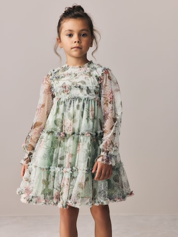 LAURA ASHLEY - Vestido en verde: frente