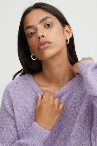 ICHI Sweater 'ODANSA' in Purple
