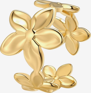 Bague 'Bloom Flower' Hey Happiness en or : devant