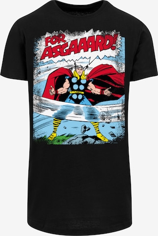T-Shirt 'Marvel Thor Asgard' F4NT4STIC en noir : devant