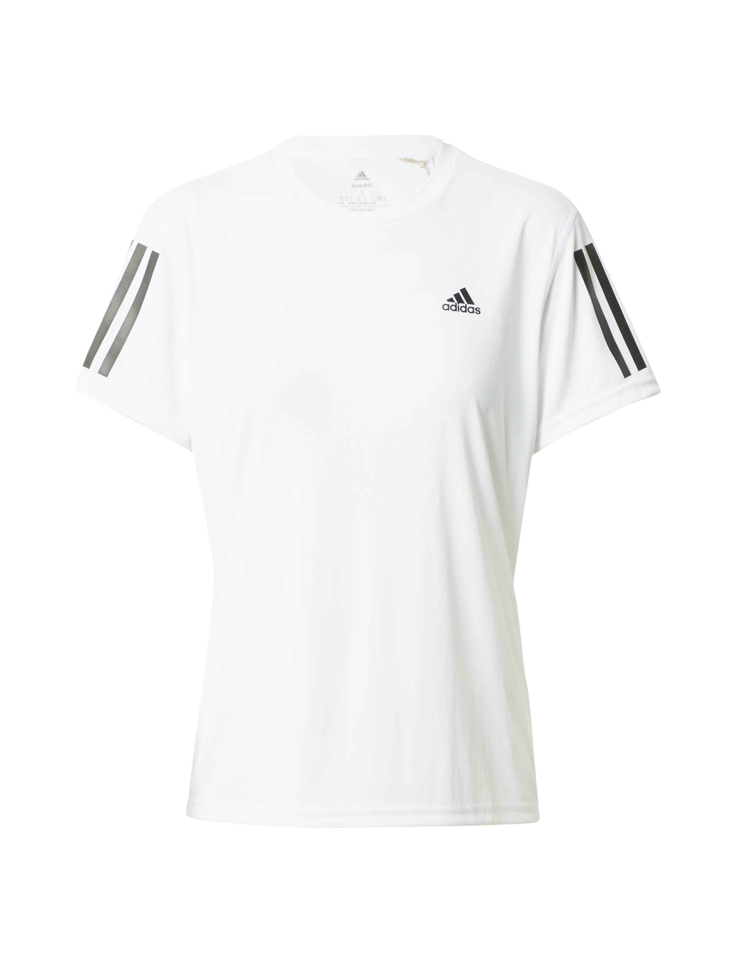 ADIDAS SPORTSWEAR Camisa funcionais 'Own The Run' em preto / branco, Vista do artigo