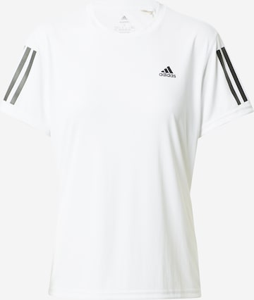 Maglia funzionale 'Own The Run' di ADIDAS SPORTSWEAR in bianco: frontale