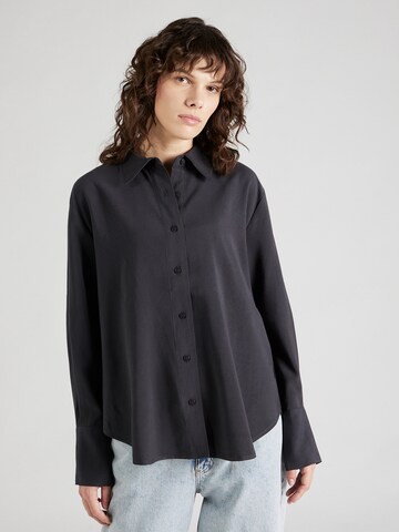 Camicia da donna di Gina Tricot in nero: frontale