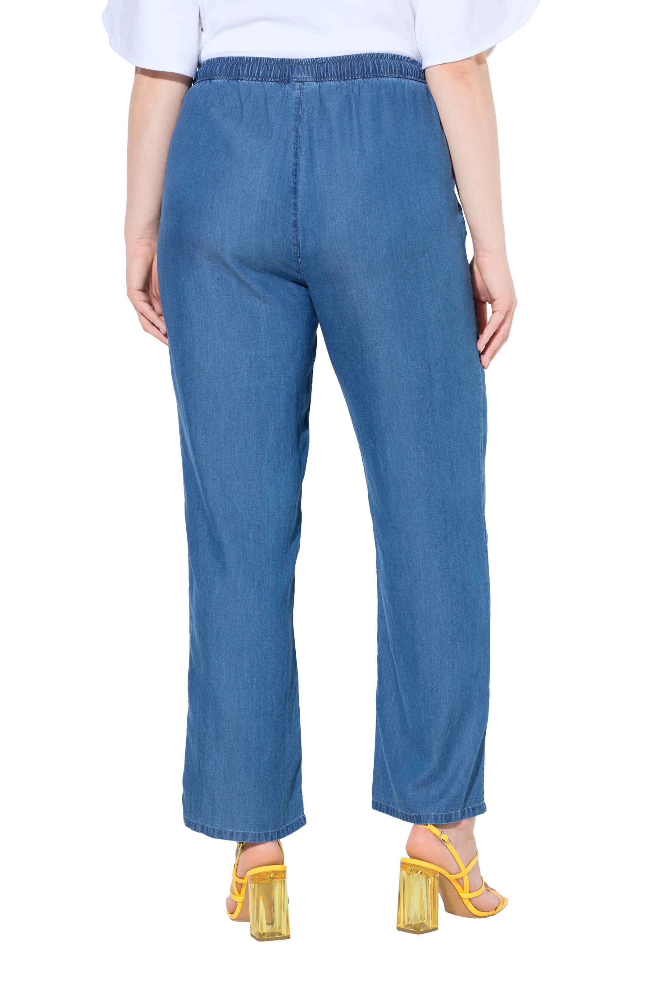 Ulla Popken Regular Hose in Blau