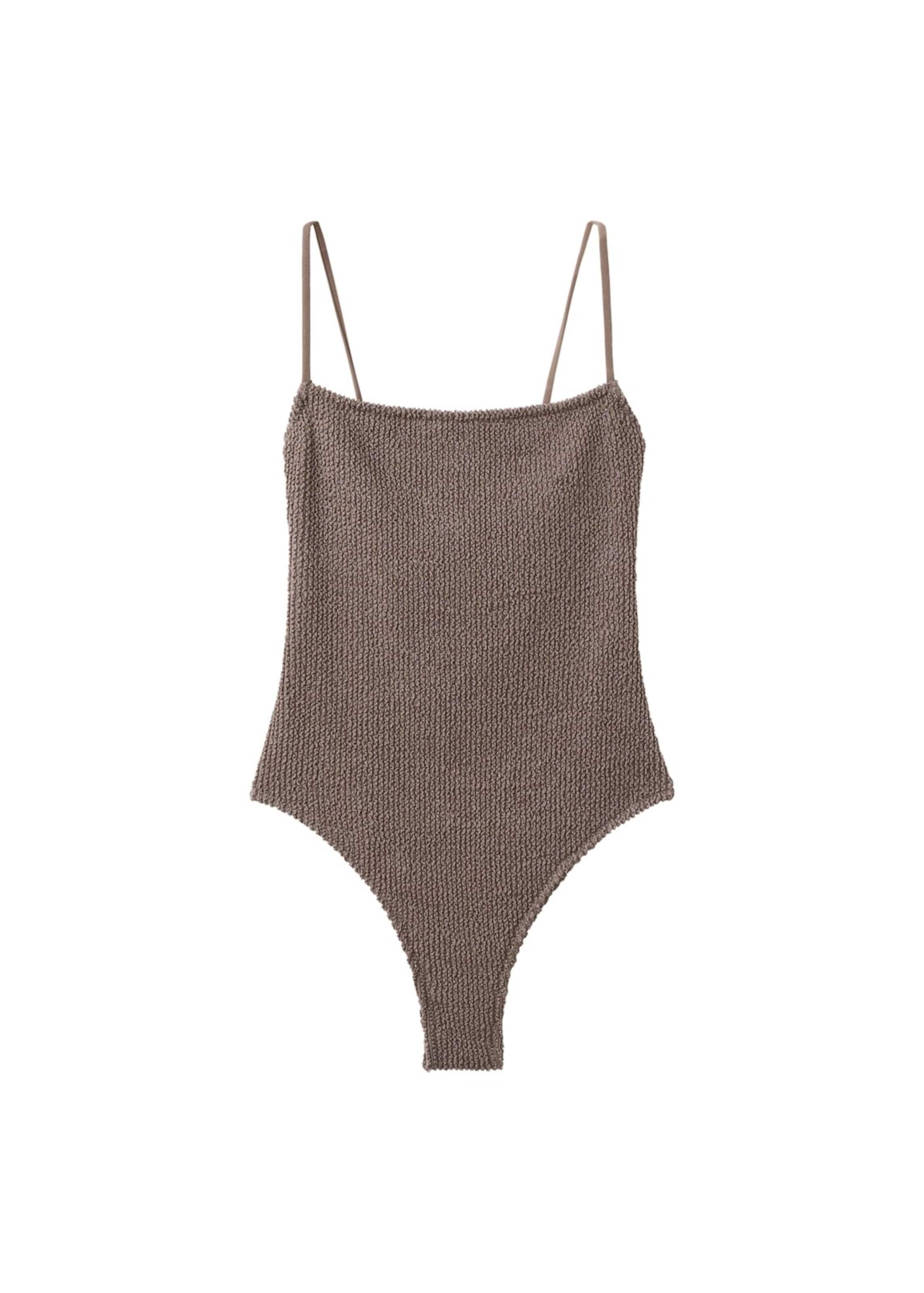 MANGO Swimsuit 'Ocean' in Dark brown, Item view