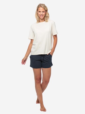 SCHIESSER Pajama 'Organic Cotton' in White