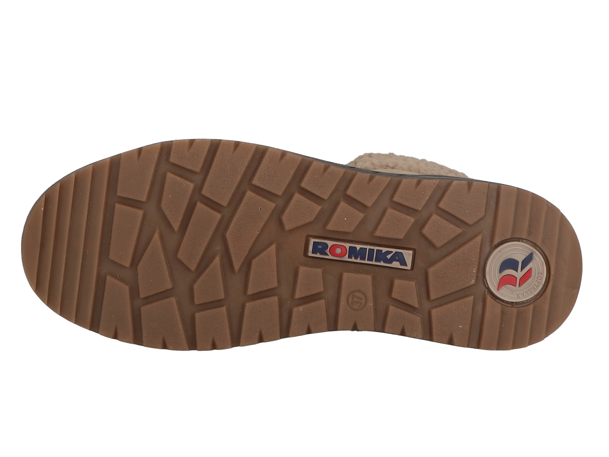 ROMIKA Lace-up bootie 'Ilana' in Beige