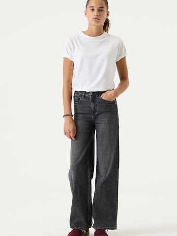 Wide leg Jeans 'Annemay' di GARCIA in grigio: frontale