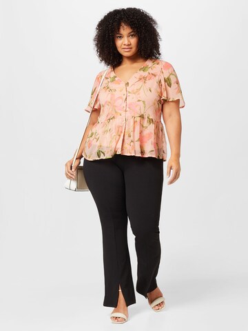 Vero Moda Curve Bluse 'SMILLA' in Pink