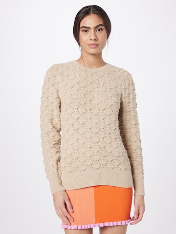 Pull-over 'MAXINE' ONLY en beige : devant