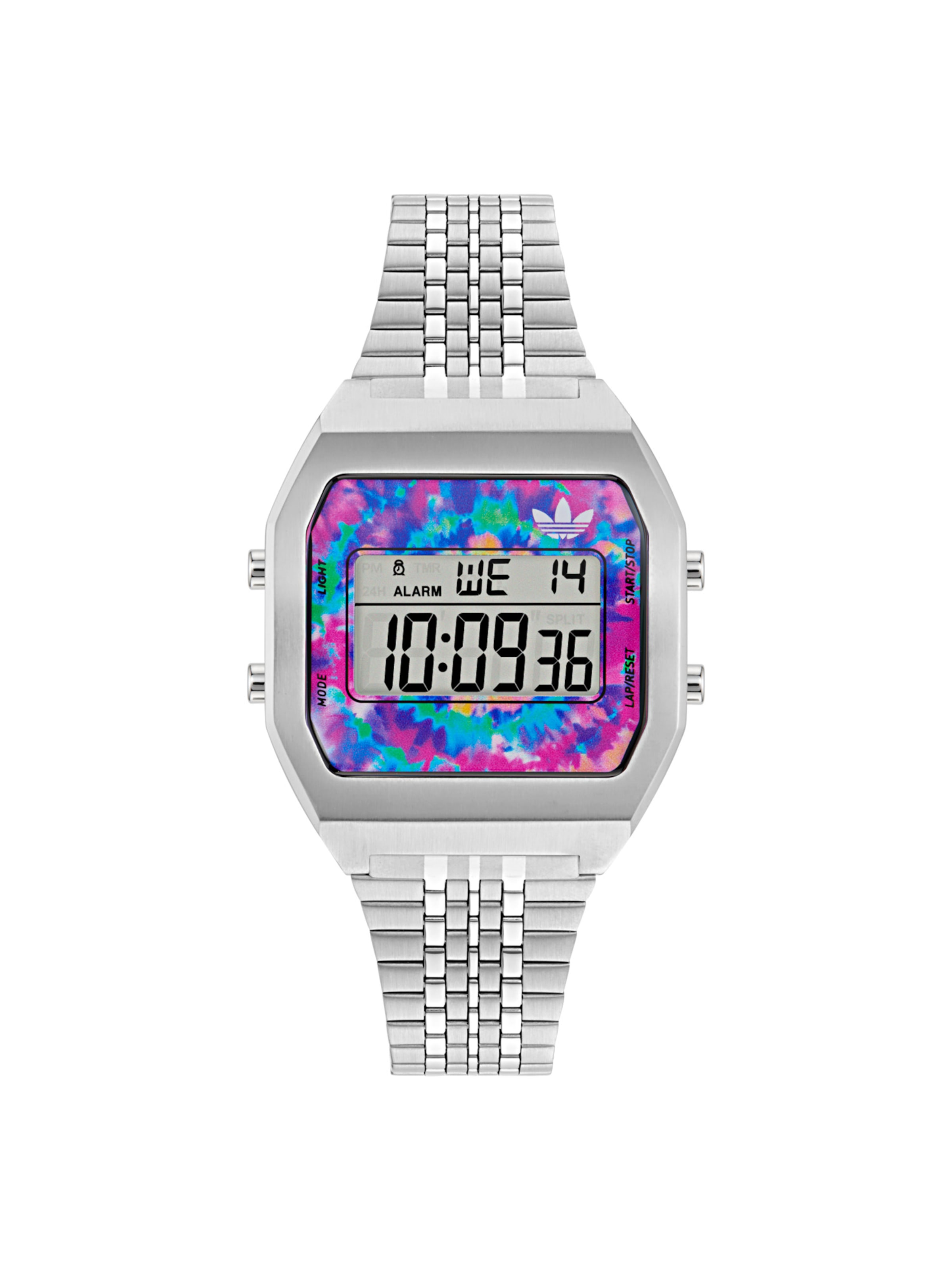 ADIDAS ORIGINALS Digitalur 'PROJECT FOUR' i sølv: forside