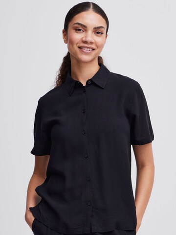 b.young Bluse 'Joella ' in Schwarz: Vorderseite