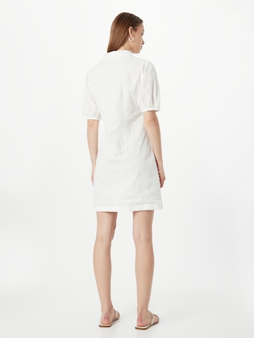 SISTERS POINT - Vestido camisero en blanco