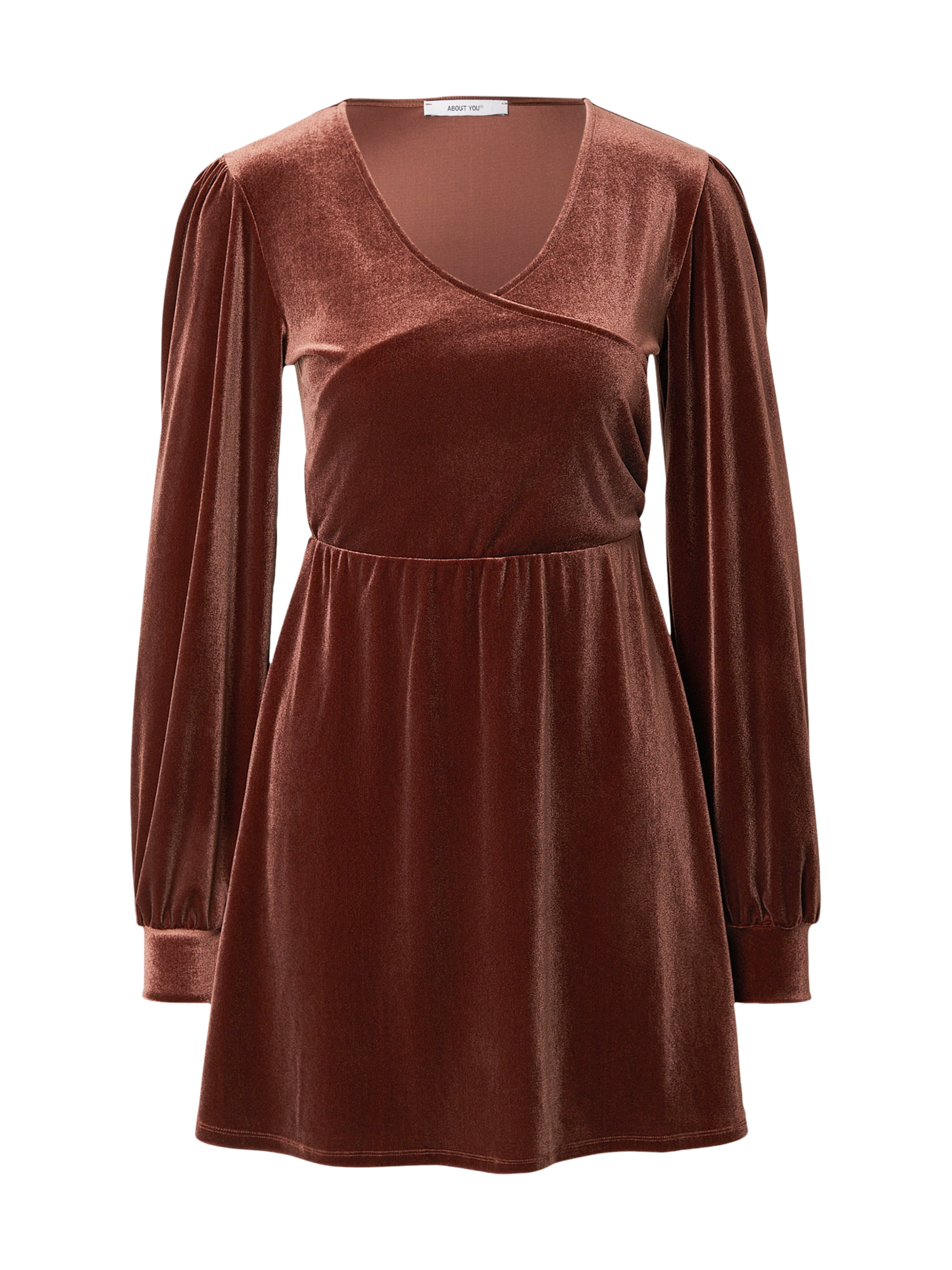 ABOUT YOU - Vestido &#x27;Silvia&#x27; em castanho: frente
