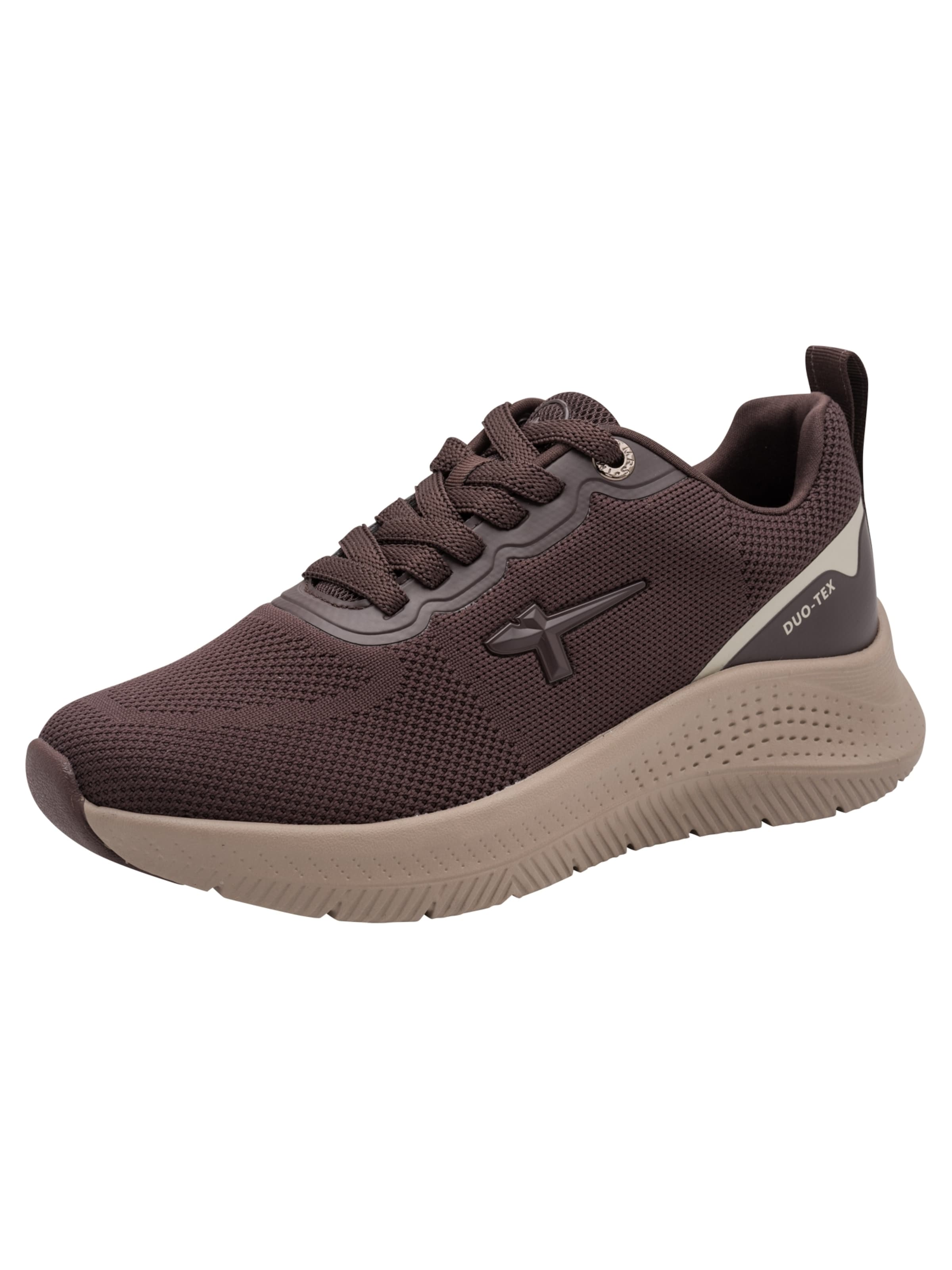 Baskets basses Tamaris en marron : devant