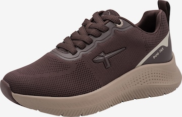Baskets basses Tamaris en marron : devant