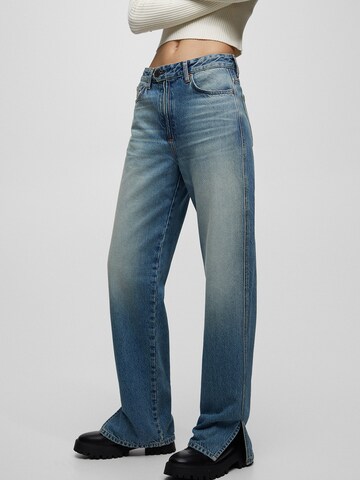 Pull&Bear Regular Jeans in Blau