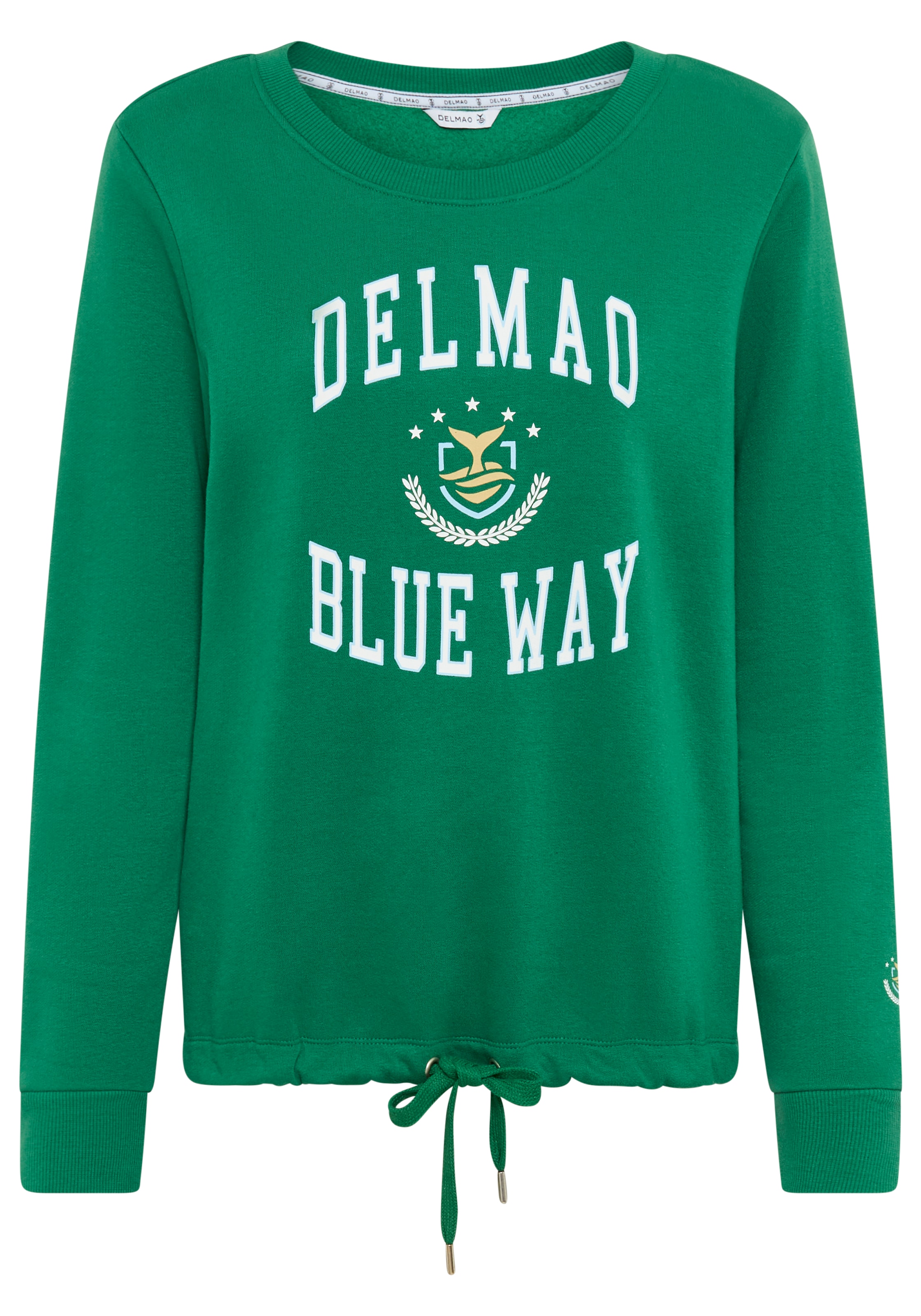 DELMAO Sweatshirt in Grün: Vorderseite